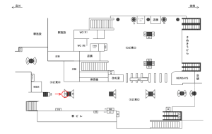 JR／恵比寿駅／東口／№87駅看板・駅広告、位置図
