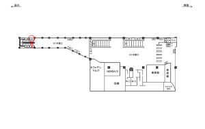 JR／目白駅／本屋口／№57駅看板・駅広告、位置図