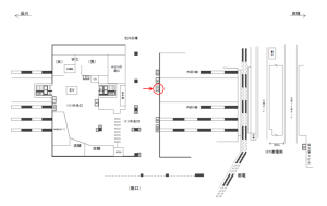 JR/大塚駅/中央口/№17駅看板・駅広告、位置図