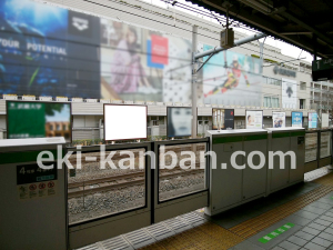 JR／目白駅／内回り線側／№9駅看板・駅広告、写真1