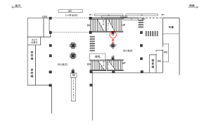 JR／渋谷駅／北口／№101駅看板・駅広告、位置図