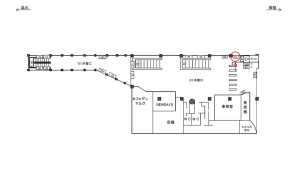 JR／目白駅／本屋口／№61駅看板・駅広告、位置図