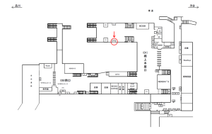 JR／大崎駅／橋上本屋口／№75駅看板・駅広告、位置図