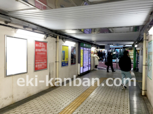 JR／高田馬場駅／A口道路側／№34駅看板・駅広告、写真1