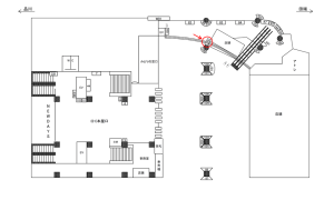 JR／恵比寿駅／本屋口／№399周辺案内図広告・駅広告、位置図