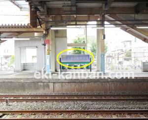 JR　酒々井駅／ホーム№B01№01駅看板・駅広告、写真2