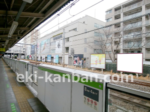 JR／目白駅／内回り線側／№19駅看板・駅広告、写真1