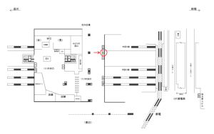 JR／大塚駅／中央口／№16駅看板・駅広告、位置図