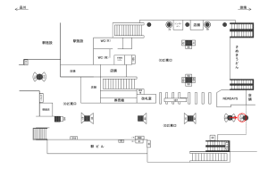 JR／恵比寿駅／東口／№75駅看板・駅広告、位置図