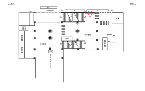 JR／渋谷駅／北口／№77駅看板・駅広告、位置図