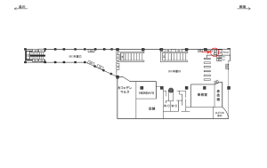 JR／目白駅／本屋口／№44駅看板・駅広告、位置図