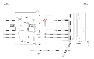 JR／大塚駅／中央口／№15駅看板・駅広告、位置図