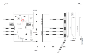 JR／大塚駅／中央口／№21駅看板・駅広告、位置図