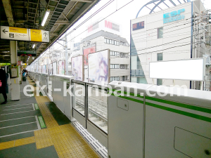 JR／高田馬場駅／外回り線側／№61駅看板・駅広告、写真1