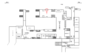 JR／大崎駅／橋上本屋口／№71駅看板・駅広告、位置図