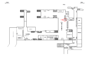 JR／大崎駅／橋上本屋口／№86駅看板・駅広告、位置図