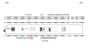 JR／目黒駅／内回り線側／№59駅看板・駅広告、位置図
