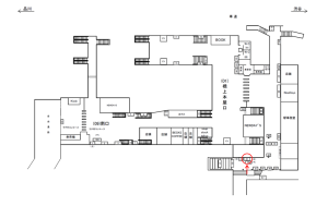 JR／大崎駅／橋上本屋口／№42駅看板・駅広告、位置図