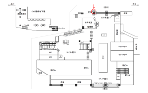 JR／目黒駅／本屋口／№106駅看板・駅広告、位置図