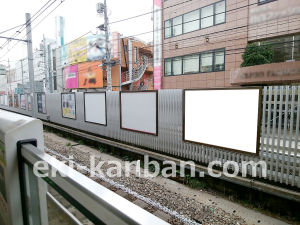 JR／目白駅／外回り線側／№102駅看板・駅広告、写真1