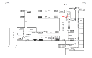JR／大崎駅／橋上本屋口／№82駅看板・駅広告、位置図