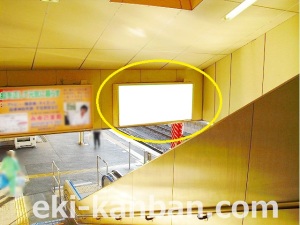 JR　成田駅／ホーム階段／№4駅看板・駅広告、写真2