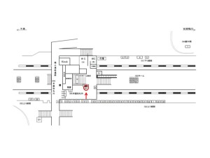 JR　鎌取駅／本屋改札内／№2駅看板・駅広告、位置図