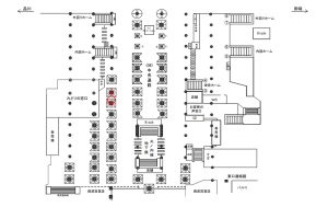 JR／池袋駅／中央通路／№118駅看板・駅広告、位置図