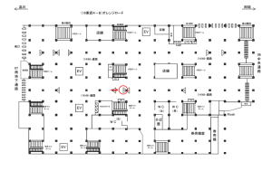JR／池袋駅／48通路／№42駅看板・駅広告、位置図