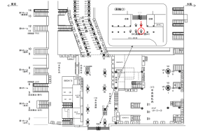 JR／品川駅／高輪口／№39駅看板・駅広告、位置図