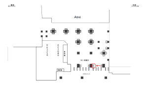 JR／秋葉原駅／本屋口／№81駅看板・駅広告、位置図