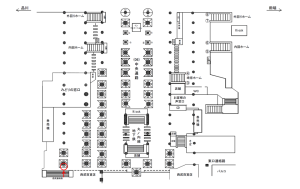 JR／池袋駅／中央通路／№184駅看板・駅広告、位置図