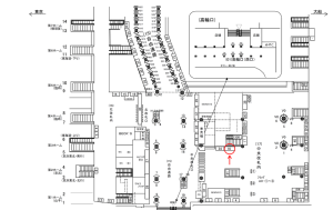 JR／品川駅／中央改札内／№16駅看板・駅広告、位置図