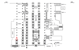 JR／池袋駅／中央通路／№70駅看板・駅広告、位置図