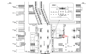 JR／品川駅／中央改札内／№17駅看板・駅広告、位置図