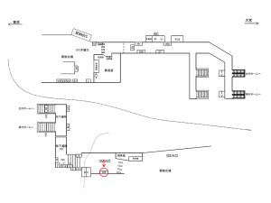 JR／鶯谷駅／A口／№399周辺案内図広告・駅広告、位置図