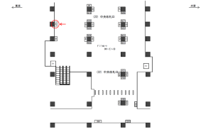 JR／秋葉原駅／中央改札口／№24駅看板・駅広告、位置図