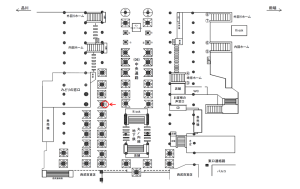 JR／池袋駅／中央通路／№125駅看板・駅広告、位置図