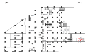 JR／神田駅／本屋口／№1駅看板・駅広告、位置図