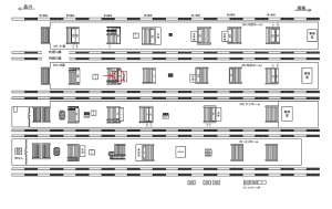 JR／池袋駅／内回りホーム／№21駅看板・駅広告、位置図