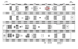 JR／池袋駅／外回りホーム／№31駅看板・駅広告、位置図