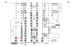 JR／池袋駅／中央通路／№67駅看板・駅広告、位置図