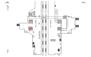 JR／秋葉原駅／総武上り線／№103駅看板・駅広告、位置図