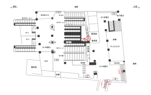 JR/西日暮里駅/本屋口/№20駅看板・駅広告、位置図