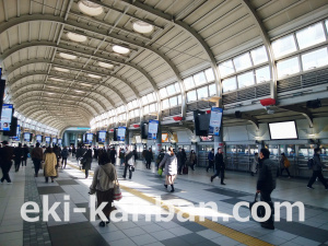 JR／品川駅／自由通路／№35駅看板・駅広告、写真1