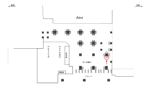 JR／秋葉原駅／電気街口／№1駅看板・駅広告、位置図