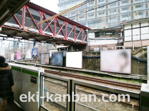 JR／原宿駅／内回り線側／№33駅看板・駅広告、写真1