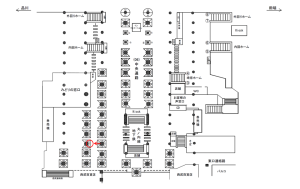JR／池袋駅／中央通路／№173駅看板・駅広告、位置図