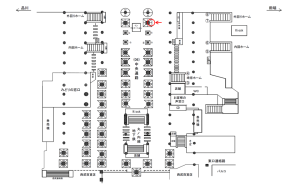 JR／池袋駅／中央通路／№4駅看板・駅広告、位置図