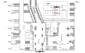 JR／品川駅／高輪口／№41駅看板・駅広告、位置図